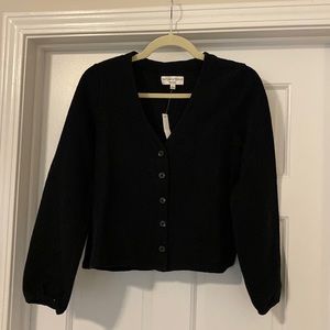 Madewell texture and thread button front top. New with tags.